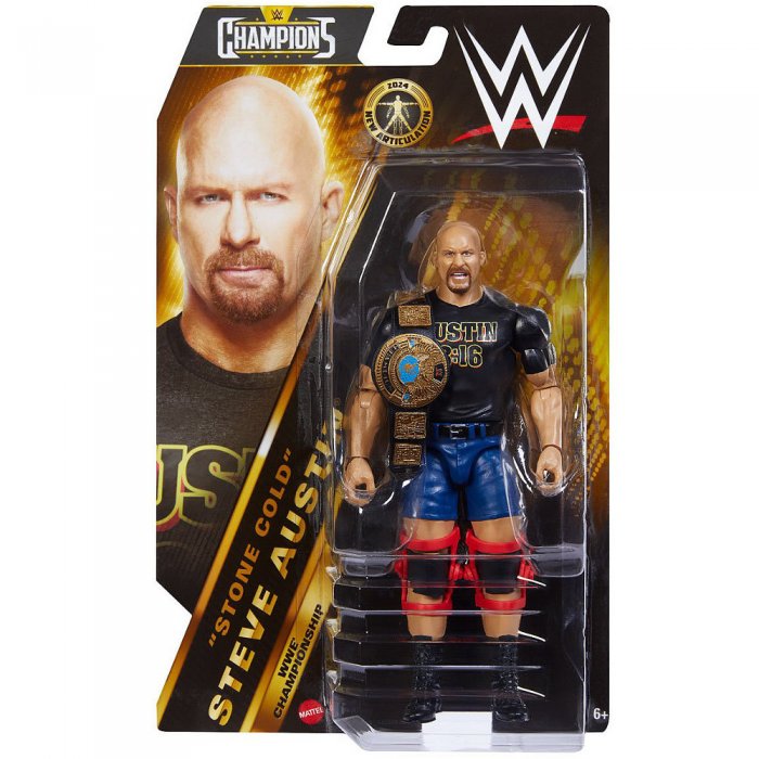 WWE Mattel Basic Champions Serie 2 Stone Cold Steve Austin