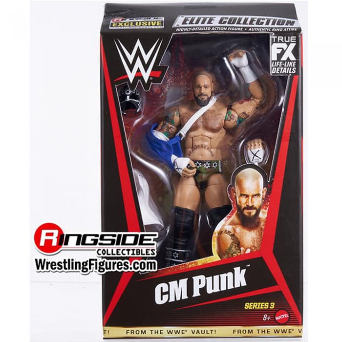 WWE Mattel Elite Ringside Exclusive CM Punk