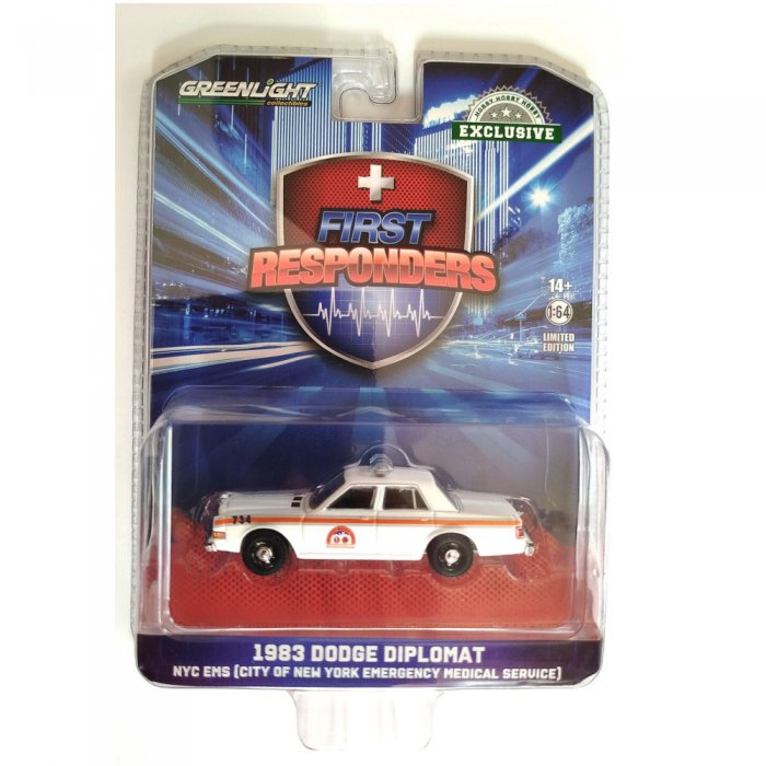 Greenlight First Responders 1983 Dodge Diplomat City of New York 1:64